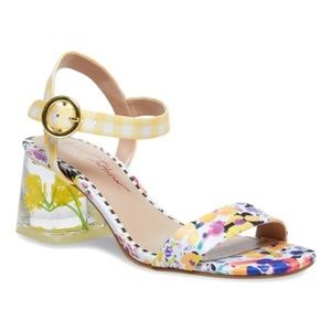 Betsey Johnson White Livvie heeled Sandal